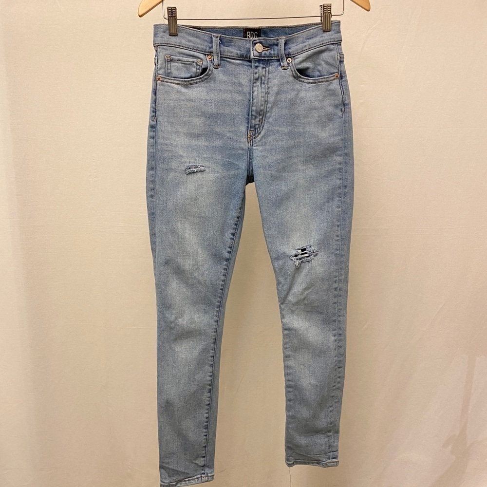 BDG Sz 4 (27) Twig High Rise Urban Outfitters Womens Jeans Distressed Stretch - Picture 12 of 13